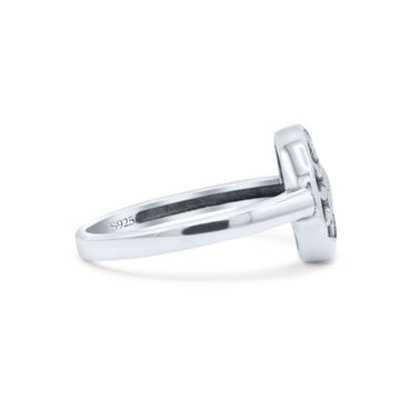 Iconic Crescent Moon And Sun Engraved Fashion Oxidized Statement Band Thumb Ring